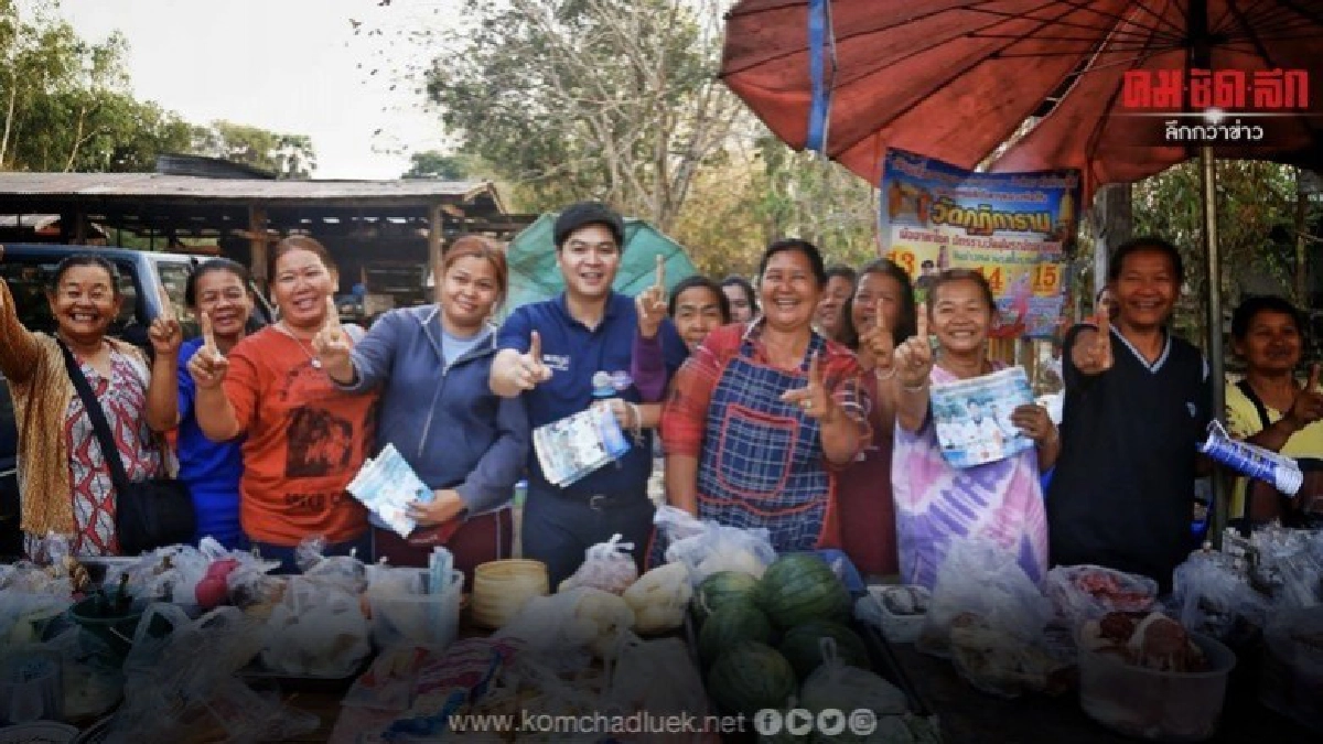 เพชรภูมิ ลุยหาเสียงโค้งสุดท้าย ชูน้ำแก้จน-คนหมดหนี้