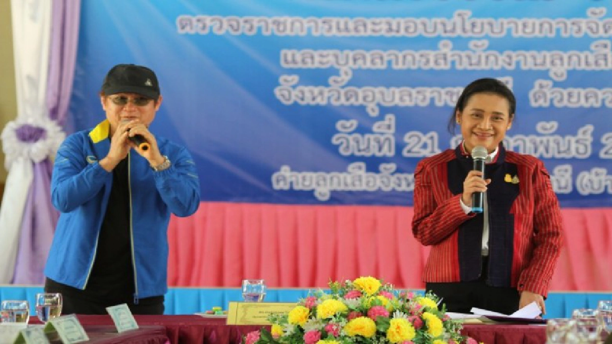 กนกวรรณ รมช.ศธ. ลุยเยี่ยมค่ายลูกเสือเมืองดอกบัวงาม หวังปลุกขวัญกำลังใจในการทำดีของลูกเสือ เนตรนารี