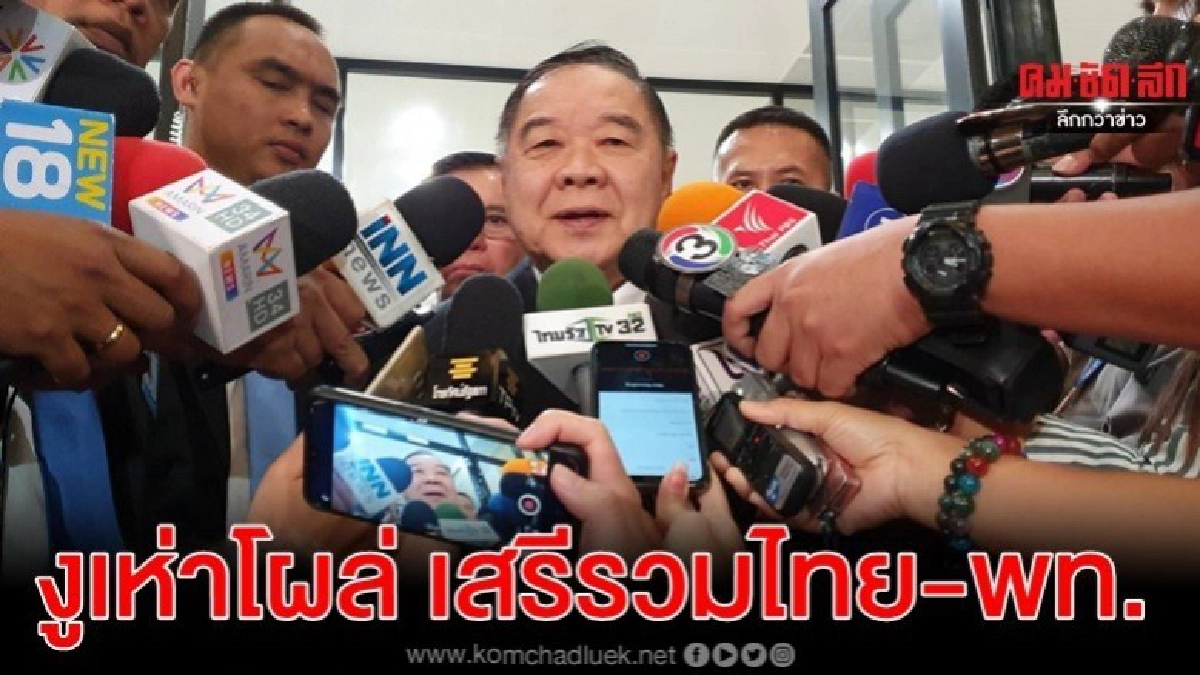 งูเห่า เสรีรวมไทย-เพื่อไทย โผล่ หนุน บิ๊กป้อม