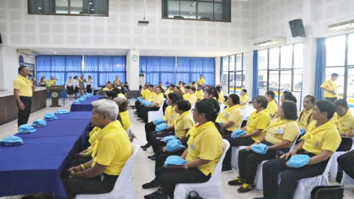 สัตหีบ เปิดโครงการฝึกอบรมชุดปฎิบัติการจิตอาสาภัยพิบัติประจำองค์กรปกครองส่วนท้องถิ่น
