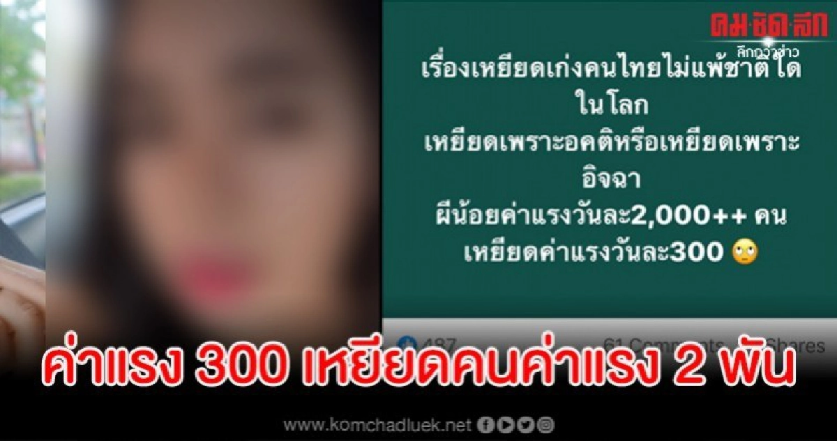 ผีน้อยสาวสวนเดือดคนเหยียดค่าแรง 300 แต่ฉันมากกว่า 2,000 ผีน้อยสาวสวนเดือดคนเหยียดค่าแรง 300 แต่ฉันมากกว่า 2,000
