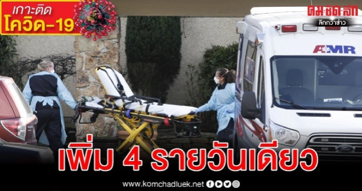 ยอดเสียชีวิตโควิด-19 ในสหรัฐ เพิ่มเป็น 6 หวั่นแพร่ต่อเป็นพัน