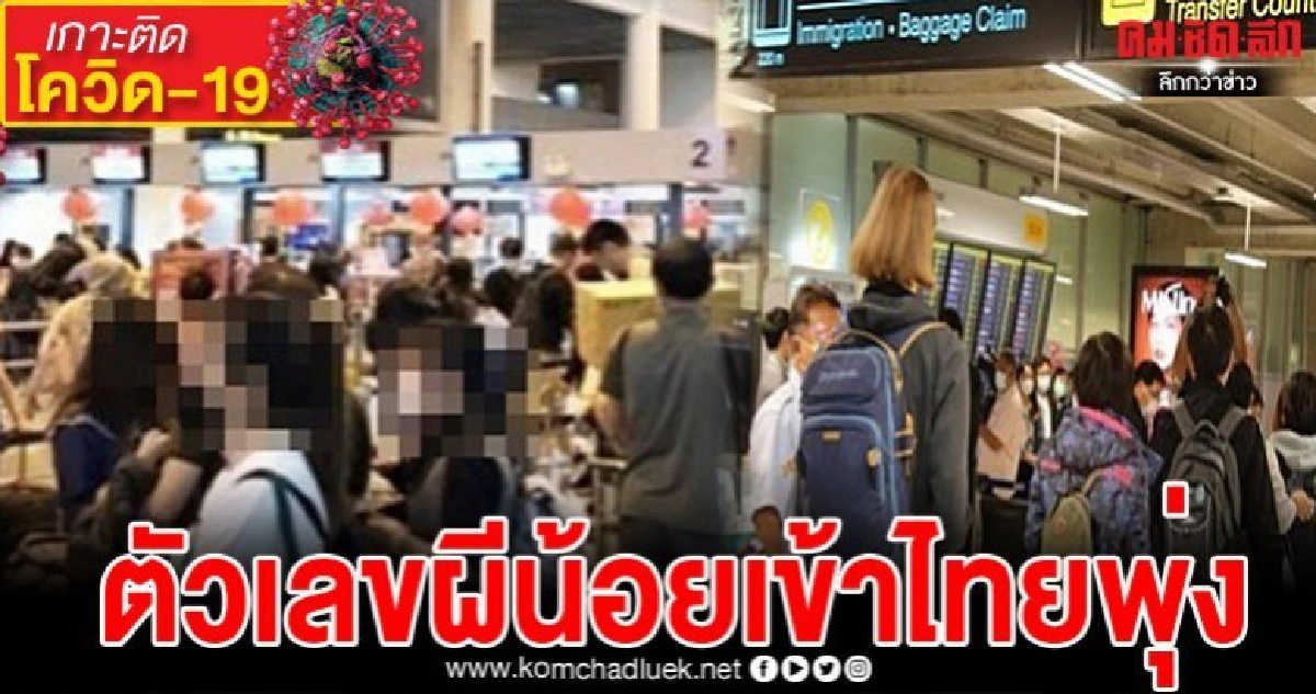 ตัวเลขผีน้อยกลับไทย 8 วัน ทะลุ 1,700 กว่าราย 