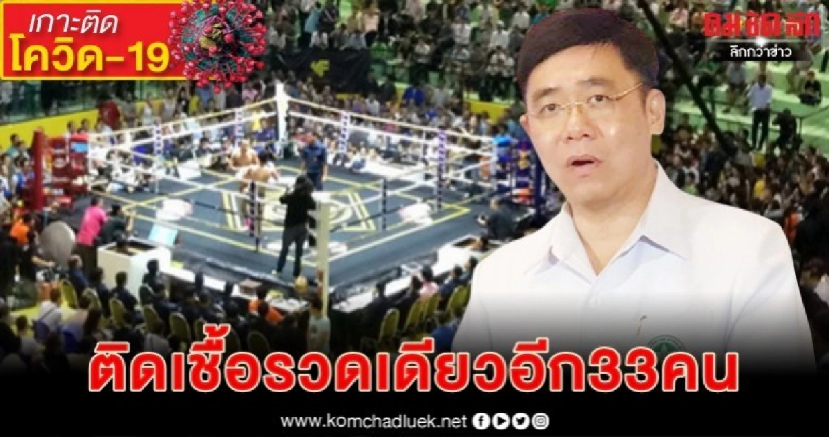 ป่วยเพิ่ม33รายรวมเจ้ากรมทบ. ป่วยเพิ่ม33รายรวมเจ้ากรมทบ.