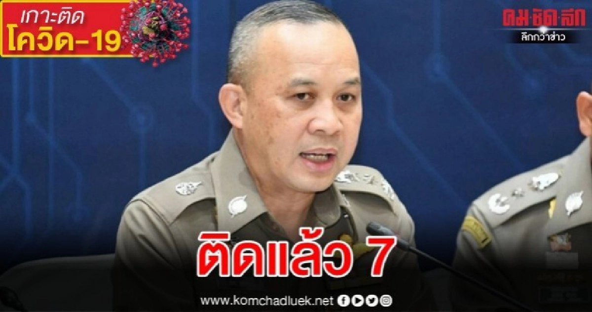 ตำรวจ ยัน กำลังพลติดโควิด 7 นาย เฝ้าระวัง 150 นาย ตำรวจ ยัน กำลังพลติดโควิด 7 นาย เฝ้าระวัง 150 นาย
