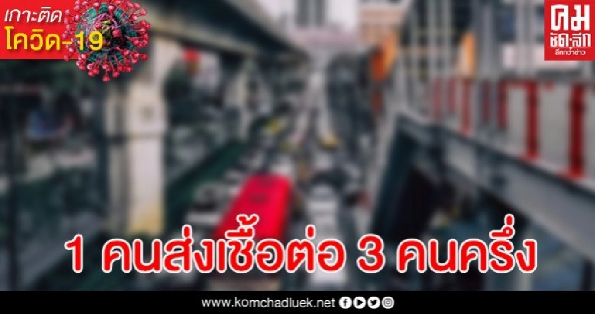 อัตราผู้ติดเชื้อโควิด-19 ใน กทม.และปริมณฑล สุดน่าเป็นห่วง 