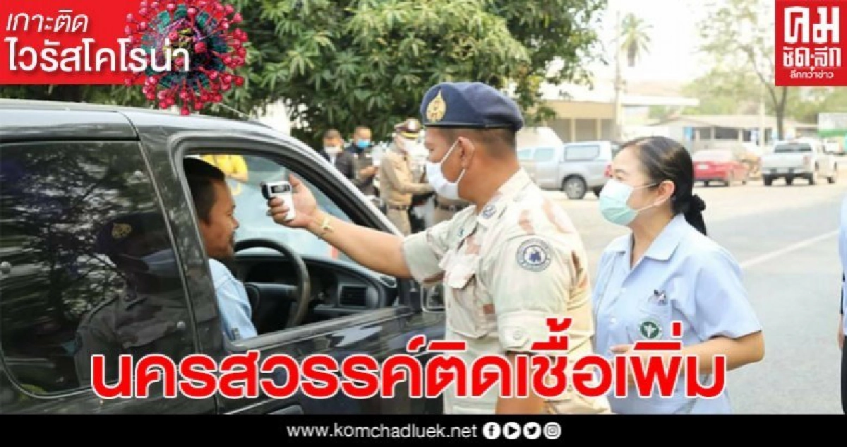 นครสวรรค์พบผู้ติดเชื้อโควิด-19 รายใหม่เพิ่มอีก 1 ราย นครสวรรค์พบผู้ติดเชื้อโควิด-19 รายใหม่เพิ่มอีก 1 ราย