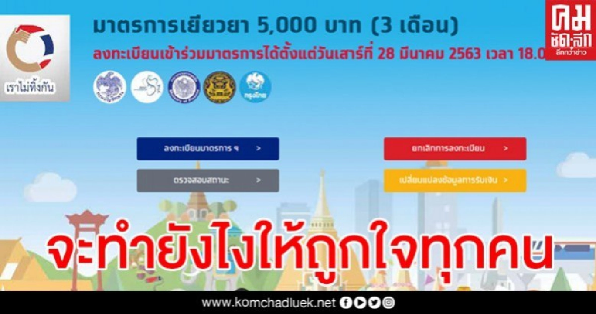 ทีมดูแลระบบ "เราไม่ทิ้งกัน" ขอพูดบ้าง หลังเจอดราม่าตรวจสอบแจกเงิน 5 พัน
