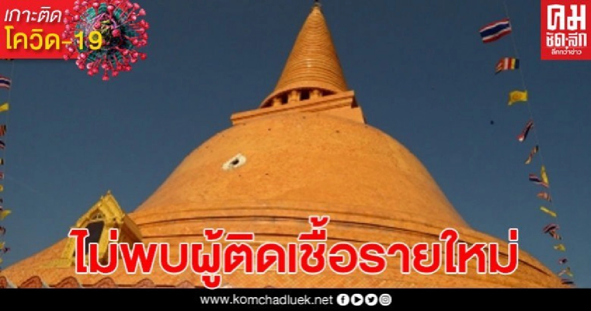 สถานการณ์โควิด-19 นครปฐม ไม่พบผู้ป่วยรายใหม่