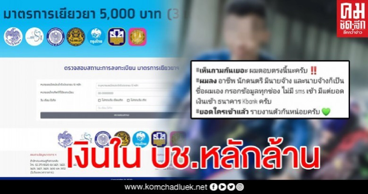 โซเชียลโฟกัส บช.หนุ่มบิ๊กไบค์ได้เงินเยียวยา 5 พัน งานนี้ถึงกับเอามือทาบอก