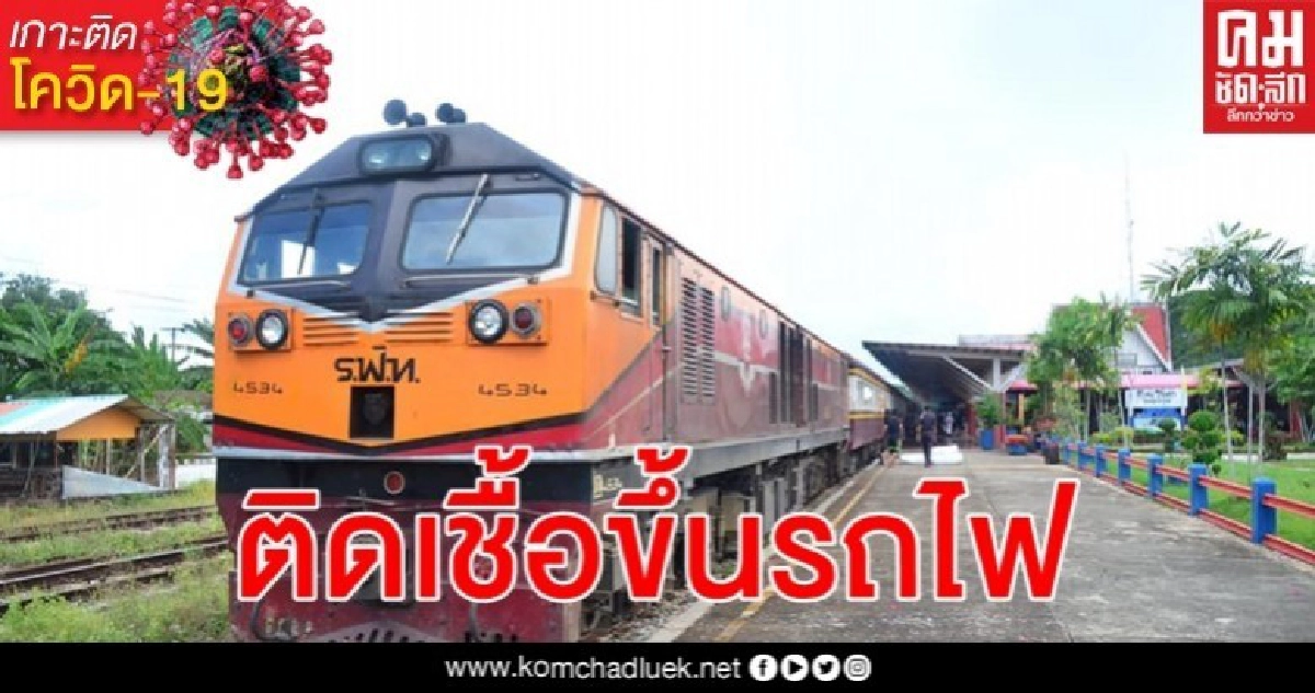 เปิดไทม์ไลน์ผู้ป่วยโรคโควิด-19 รายที่ 22 นราธิวาส เดินทางโดยรถไฟ