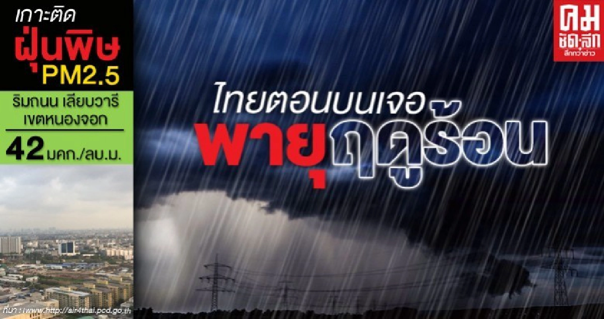 กรมอุตุฯเตือนไทยตอนบนเตรียมรับมือพายุฤดูร้อน ลูกเห็บตก ลมกระโชกแรง กรมอุตุฯเตือนไทยตอนบนเตรียมรับมือพายุฤดูร้อน ลูกเห็บตก ลมกระโชกแรง