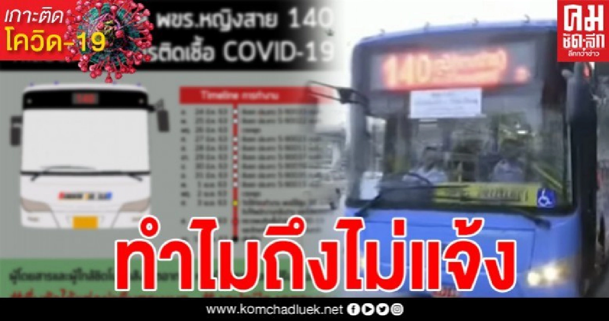 เปิดไทม์ไลน์คนขับรถเมล์ครบทุกวัน โซเชียลเห็นแล้วเดือด ทำไมไม่ประกาศว่าติดเชื้อตั้งแต่แรก เปิดไทม์ไลน์คนขับรถเมล์ครบทุกวัน โซเชียลเห็นแล้วเดือด ทำไมไม่ประกาศว่าติดเชื้อตั้งแต่แรก