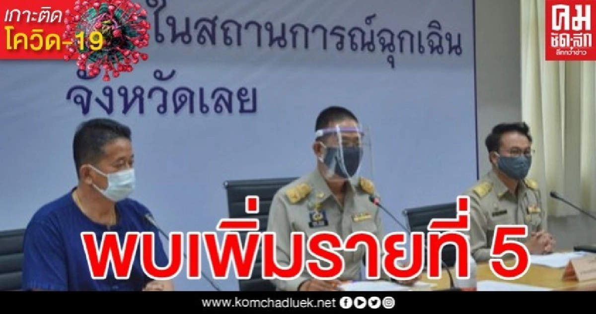 เลยป่วน ผู้ติดเชื้อโควิดรายที่ 5 โผล่ ทำงานที่เดียวกับผู้ป่วยรายที่ 3 เลยป่วน ผู้ติดเชื้อโควิดรายที่ 5 โผล่ ทำงานที่เดียวกับผู้ป่วยรายที่ 3