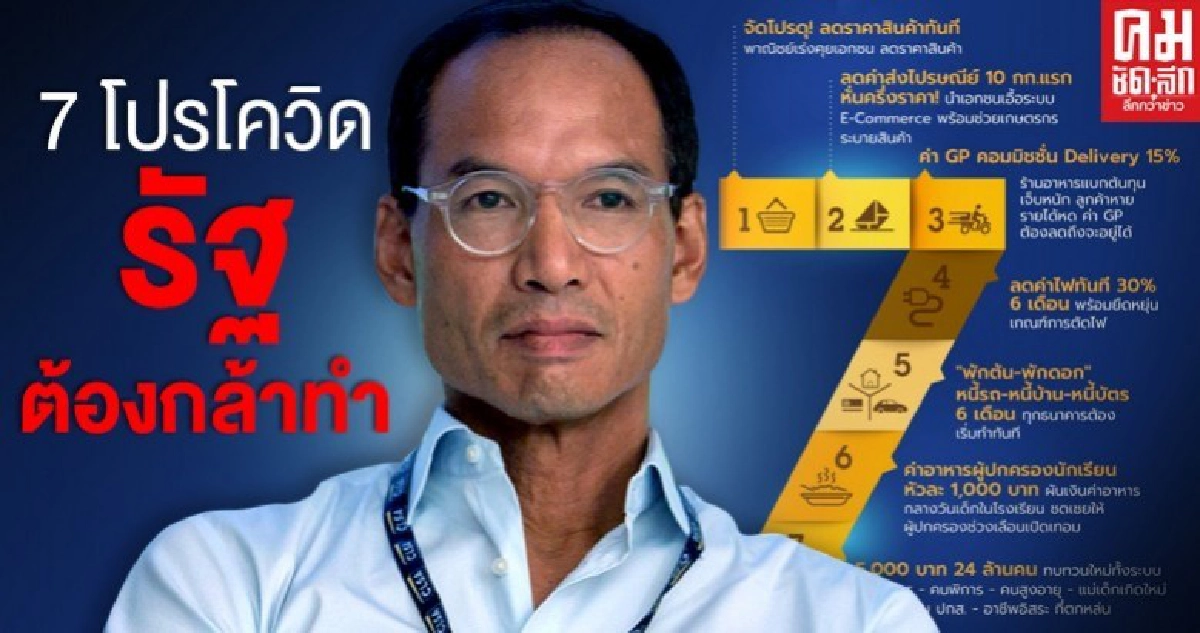 พรรคกล้าเสนอ 7 โปรโควิด รัฐต้องกล้าทำ ทันที