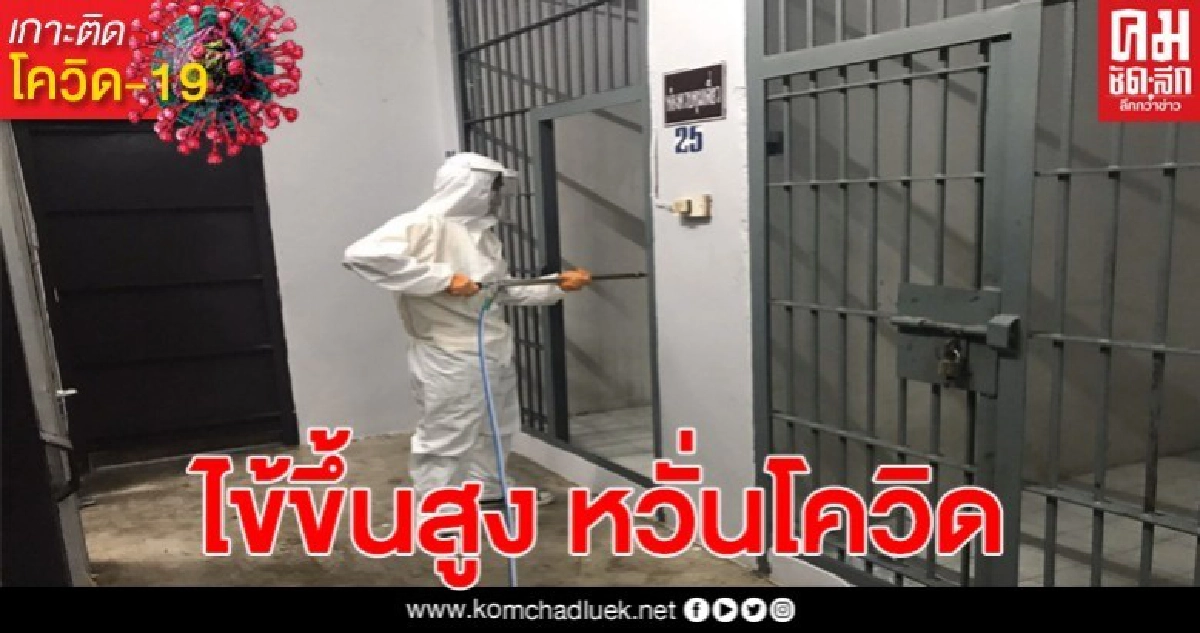 ผู้ต้องหาไข้ขึ้นสูงหวั่นติดเชื้อโควิดรีบนำส่ง รพ.ด่วน ผู้ต้องหาไข้ขึ้นสูงหวั่นติดเชื้อโควิดรีบนำส่ง รพ.ด่วน