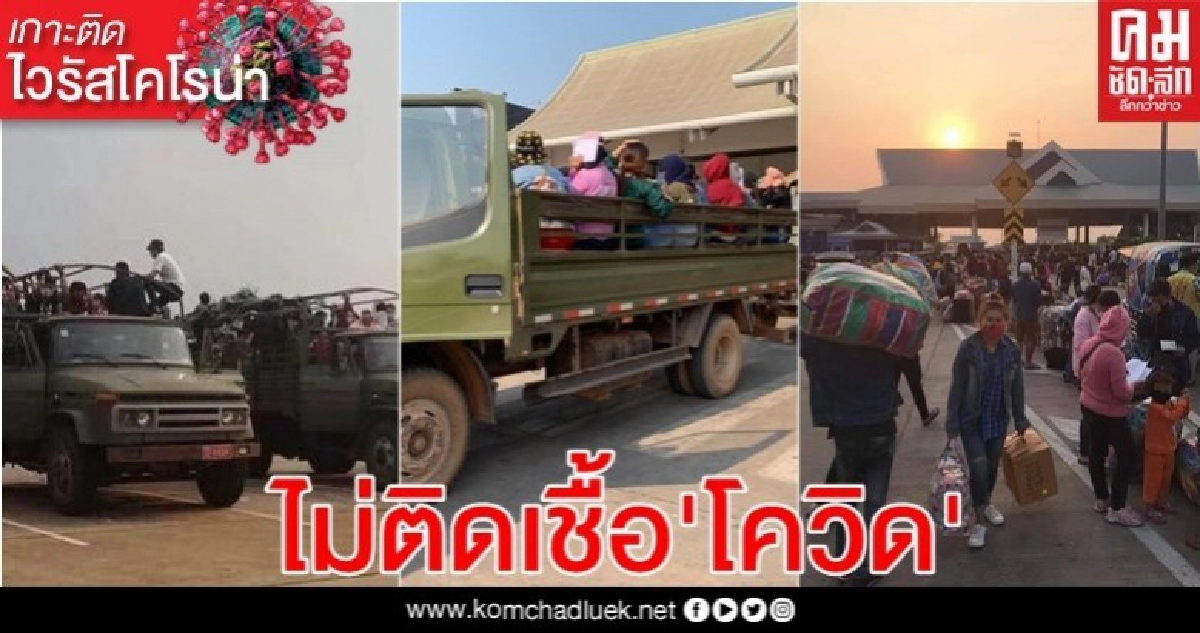 กลับเป็นแสน ไม่ติดเชื้อ'โควิด' กลับเป็นแสน ไม่ติดเชื้อ'โควิด'
