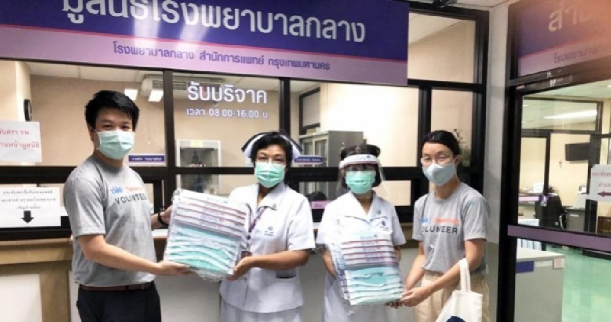 โครงการไฟ-ฟ้า ทีเอ็มบี และธนชาต เดินหน้าส่งมอบความห่วงใย จัดกิจกรรม "Face Shield ช่วยชาติ"