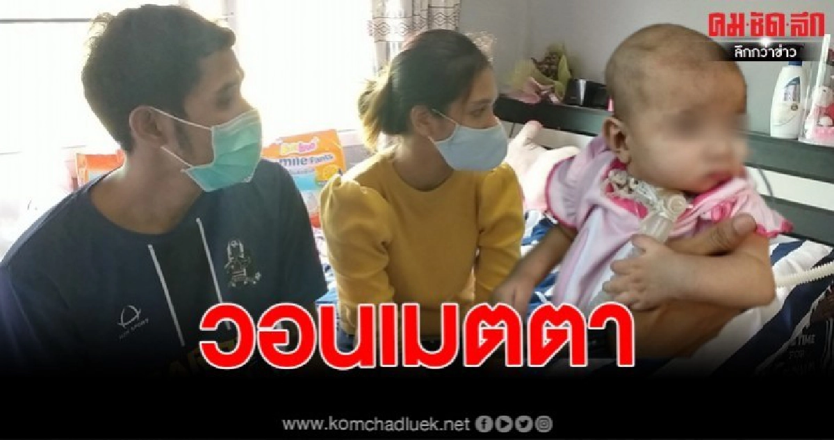 ส่งให้ถึงผู้ใจบุญ พิษโควิดทำให้พ่อแม่ต้องตกงานขาดรายได้ มีลูกวัย 2ขวบป่วยสารพัดโรค ใช้เครื่องช่วยหายใจพยุงชีวิต วอนเมตตา ส่งให้ถึงผู้ใจบุญ พิษโควิดทำให้พ่อแม่ต้องตกงานขาดรายได้ มีลูกวัย 2ขวบป่วยสารพัดโรค ใช้เครื่องช่วยหายใจพยุงชีวิต วอนเมตตา