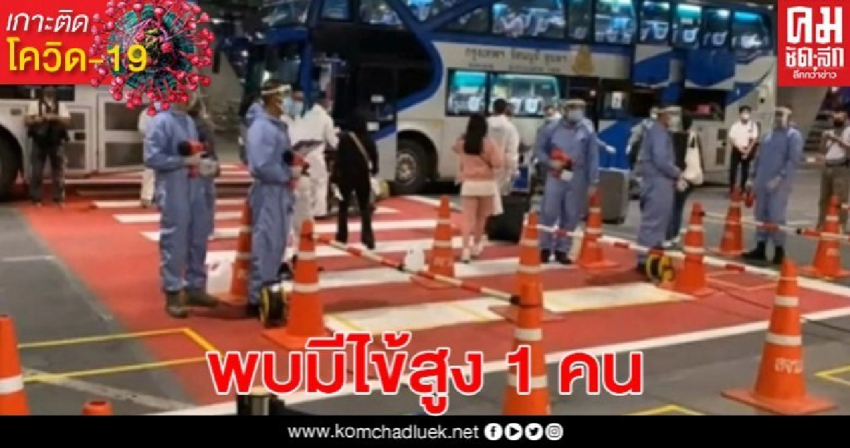 คนไทยในต่างประเทศ เดินทางกลับไทย 3 เที่ยวบินรวม 290 คน พบมีไข้สูง 1 คน