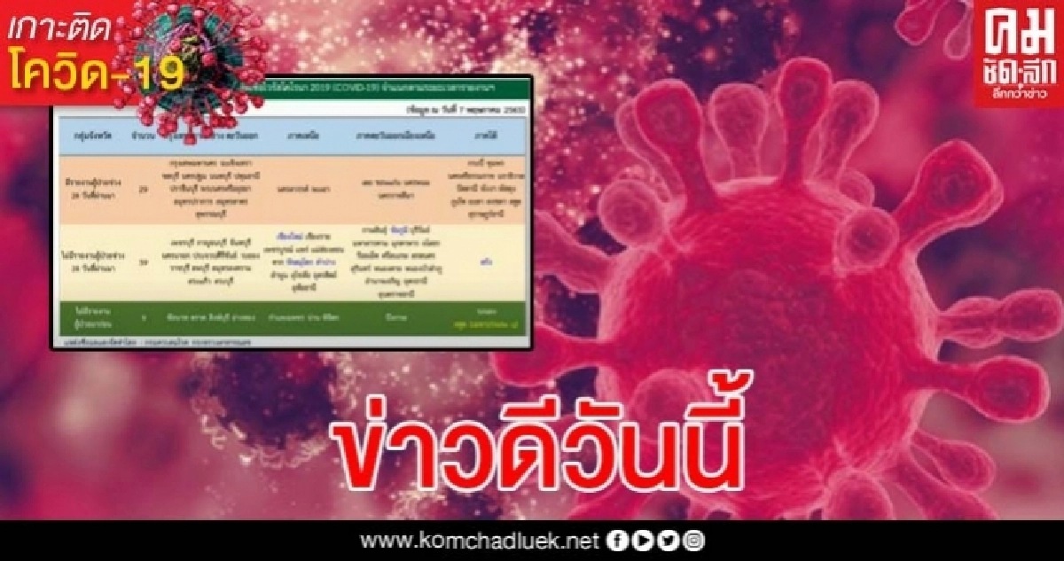 เปิด 39 จังหวัดที่ไม่มีรายงานผู้ป่วยติดเชื้อโควิด-19 เพิ่มช่วง 28 วัน เปิด 39 จังหวัดที่ไม่มีรายงานผู้ป่วยติดเชื้อโควิด-19 เพิ่มช่วง 28 วัน