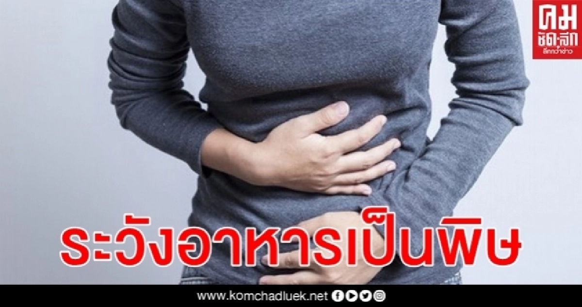 5 จว.อาหารเป็นพิษสูงสุด กรมควบคุมโรคเผยปีนี้ป่วยแล้ว 2.9 หมื่นราย 5 จว.อาหารเป็นพิษสูงสุด กรมควบคุมโรคเผยปีนี้ป่วยแล้ว 2.9 หมื่นราย