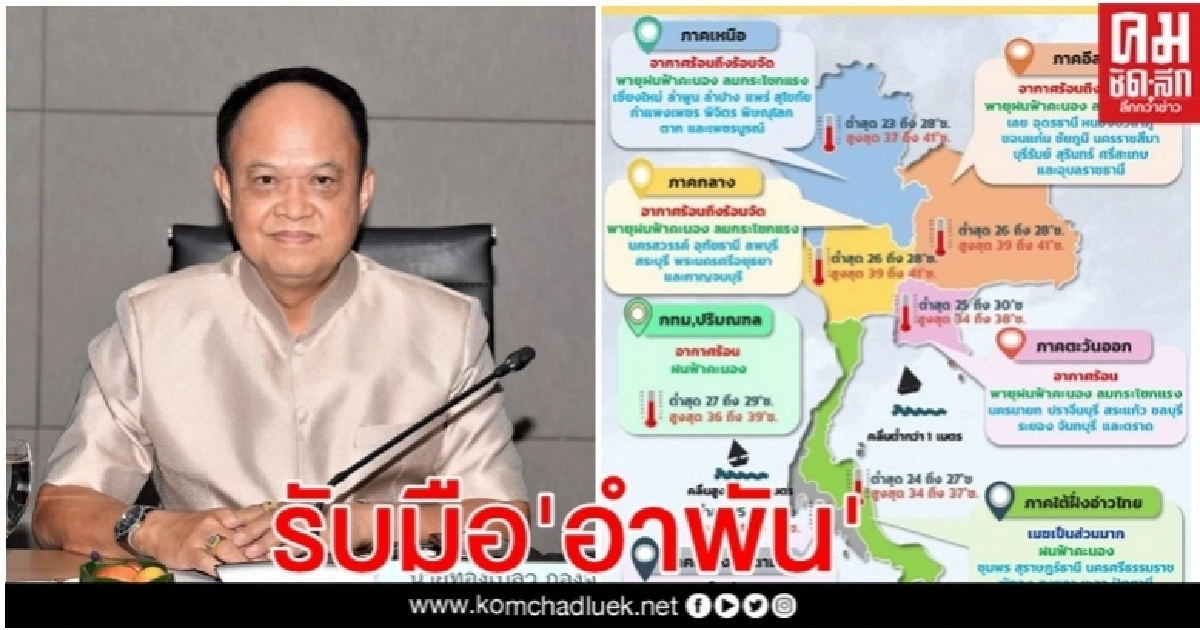"ชลประทาน"เตรียมพร้อมรับมือพายุไซโคลน"อำพัน" ส่งผลภาคใต้ฝนตกหนัก "ชลประทาน"เตรียมพร้อมรับมือพายุไซโคลน"อำพัน" ส่งผลภาคใต้ฝนตกหนัก