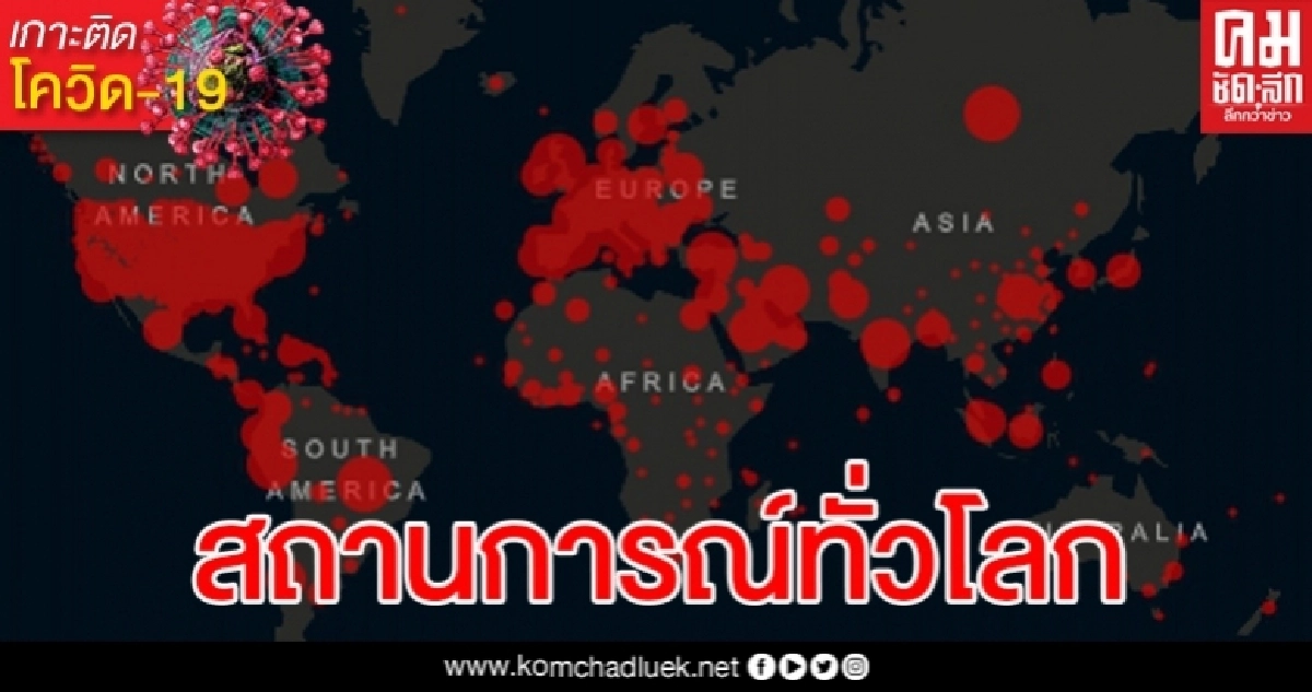 อัปเดตสถานการณ์โควิด-19 ทั่วโลกประจำวันที่ 18 พฤษภาคม 2563 อัปเดตสถานการณ์โควิด-19 ทั่วโลกประจำวันที่ 18 พฤษภาคม 2563