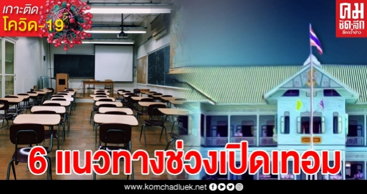 เช็กด่วน 6 แนวทางควบคุมโควิด-19 ช่วงเปิดเทอม เช็กด่วน 6 แนวทางควบคุมโควิด-19 ช่วงเปิดเทอม