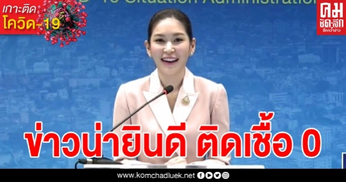 ด่วน ไทยวันนี้ไม่พบผู้ติดเชื้อเลย การ์ดไม่ตก สู้กันต่อไป 