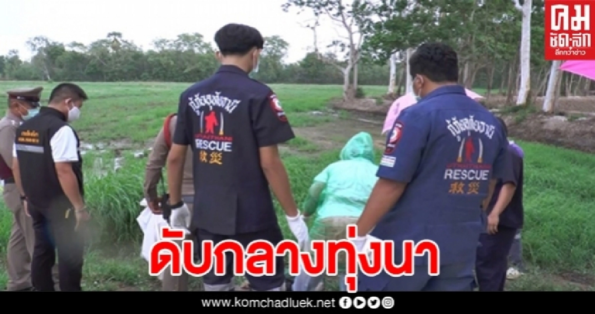 แสนเศร้า ญาติตามหาพ่อเฒ่าไม่ไปกินข้าวกลางวัน พบสิ้นลมอยู่ในนา แสนเศร้า ญาติตามหาพ่อเฒ่าไม่ไปกินข้าวกลางวัน พบสิ้นลมอยู่ในนา