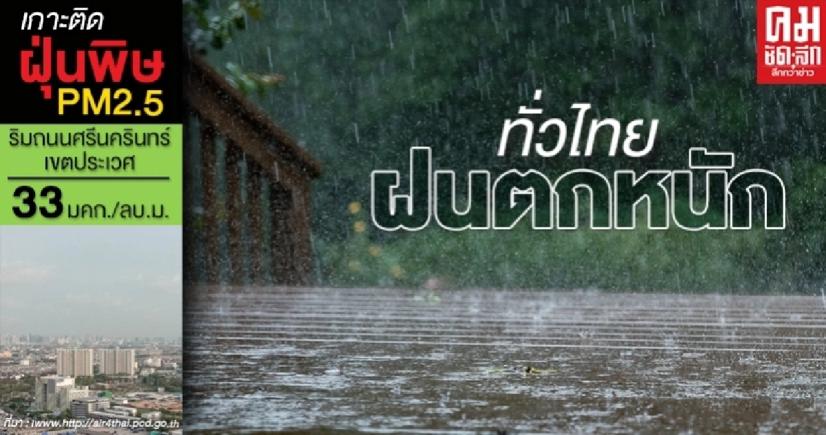 กรมอุตุฯเตือน 49 จังหวัดยังคงมีฝนตกหนัก จากมรสุมที่พัดปกคลุมทะเลอันดามัน กรมอุตุฯเตือน 49 จังหวัดยังคงมีฝนตกหนัก จากมรสุมที่พัดปกคลุมทะเลอันดามัน