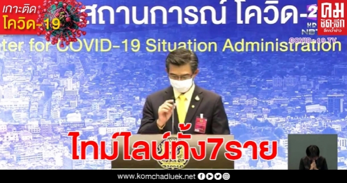 เปิดไทม์ไลน์ของผู้ติดเชื้อโควิด19 ทั้ง7ราย ที่เดินทางมาจากต่างประเทศ เปิดไทม์ไลน์ของผู้ติดเชื้อโควิด19 ทั้ง7ราย ที่เดินทางมาจากต่างประเทศ