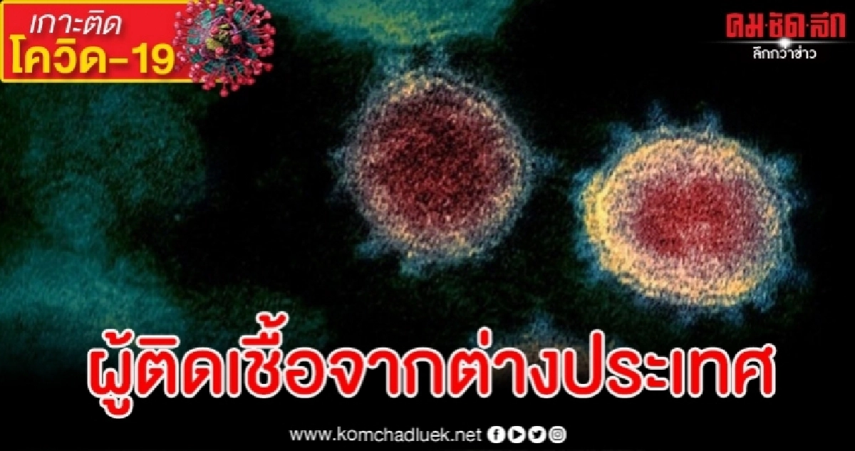 เผยตัวเลขผู้ป่วยโควิดเดินทางกลับจากประเทศ ประเทศที่พบมากสุดในช่วง 2 สัปดาห์ เผยตัวเลขผู้ป่วยโควิดเดินทางกลับจากประเทศ ประเทศที่พบมากสุดในช่วง 2 สัปดาห์