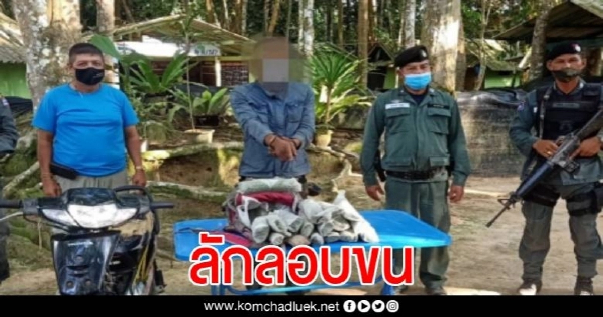 ชายแดนไทย-มาเลฯ ยังเข้ม ตชด.รวบชาวมาเลเซียลักลอบขนใบกระท่อม