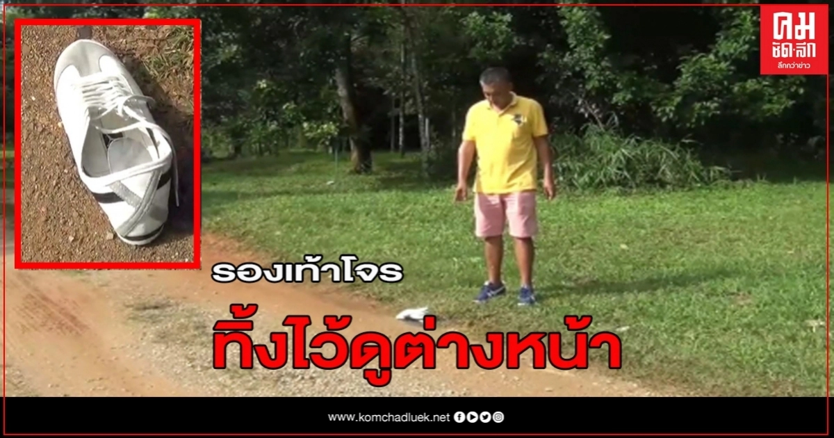 โจรไฮโซแต่หิวโหย แอบเข้ามาขโมยทุเรียน ตอนเจ้าของเผลอ แถมทิ้งรองเท้าไว้ให้ดูต่างหน้า โจรไฮโซแต่หิวโหย แอบเข้ามาขโมยทุเรียน ตอนเจ้าของเผลอ แถมทิ้งรองเท้าไว้ให้ดูต่างหน้า
