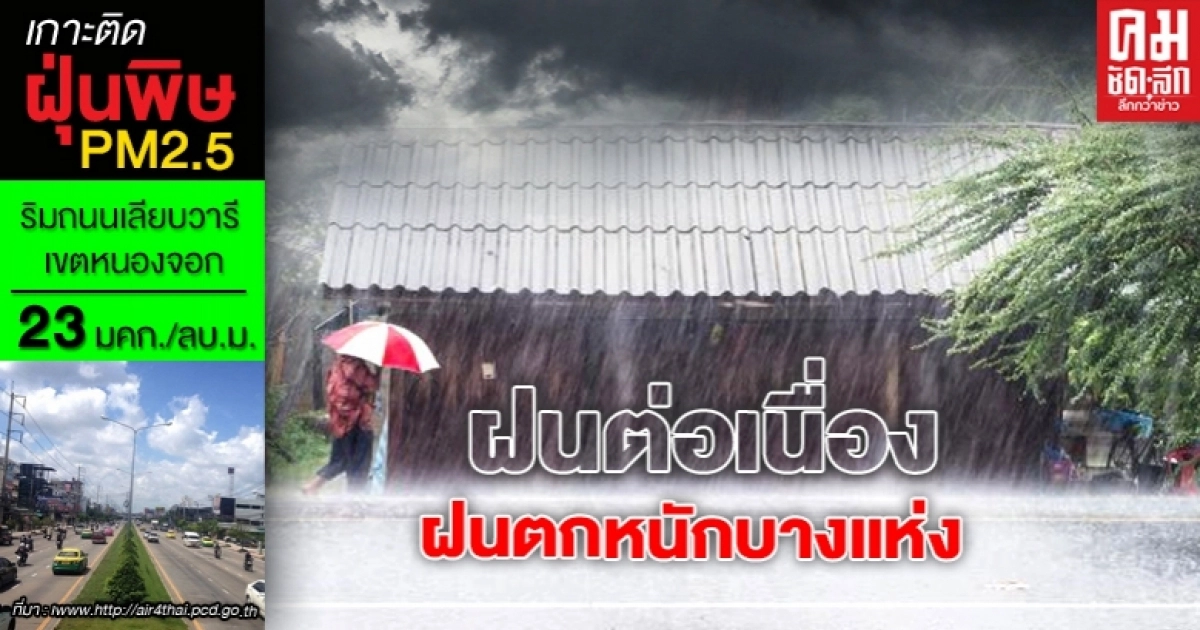 พยากรณ์อากาศ ทั่วไทยมีฝนฟ้าคะนองร้อยละ 40 ขึ้นไป พยากรณ์อากาศ ทั่วไทยมีฝนฟ้าคะนองร้อยละ 40 ขึ้นไป