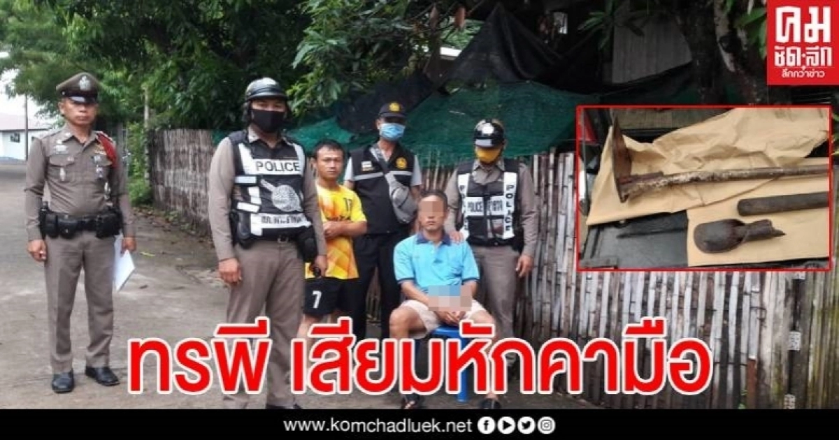 ลูกทรพี โรคประสาทกำเริบ ใช้จอบ-เสียม ทำร้ายแม่ตัวเองดับอนาถ