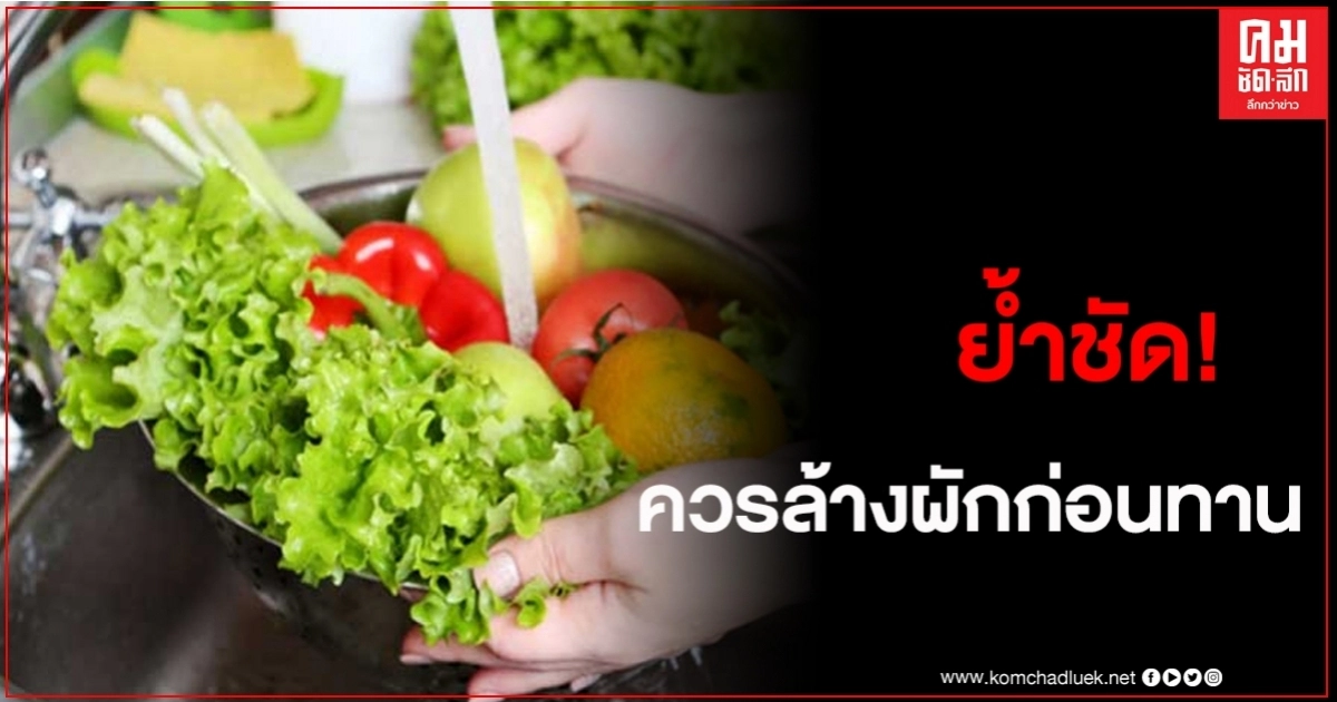 มาดูกัน ผักชนิดไหนพบพยาธิมากสุด ชี้ควรล้างผัดให้สะอาดก่อนกิน