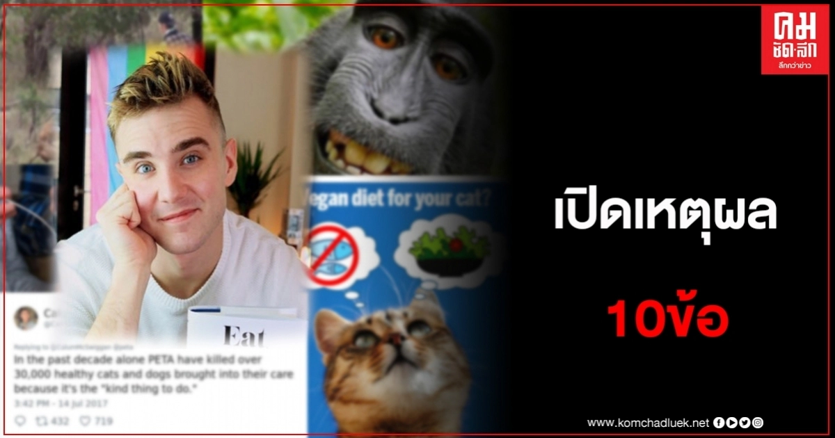หนุ่มให้เหตุผล ทำไมถึงไม่ควรบริจาคเงินให้องค์กรพิทักษ์สัตว์ PETA