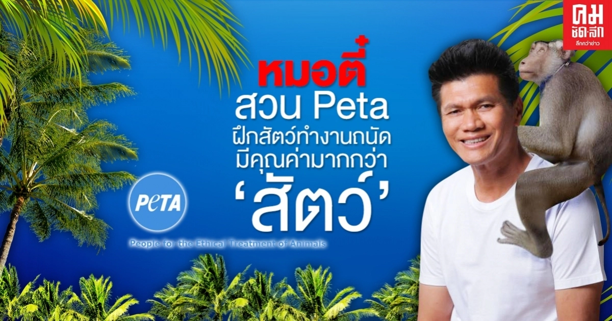 "สาธิต" สอน "Peta" ไทยฝึกลิงใช้ความถนัดตามธรรมชาติ ทำงานที่เขารัก ไร้ทารุณกรรม "สาธิต" สอน "Peta" ไทยฝึกลิงใช้ความถนัดตามธรรมชาติ ทำงานที่เขารัก ไร้ทารุณกรรม