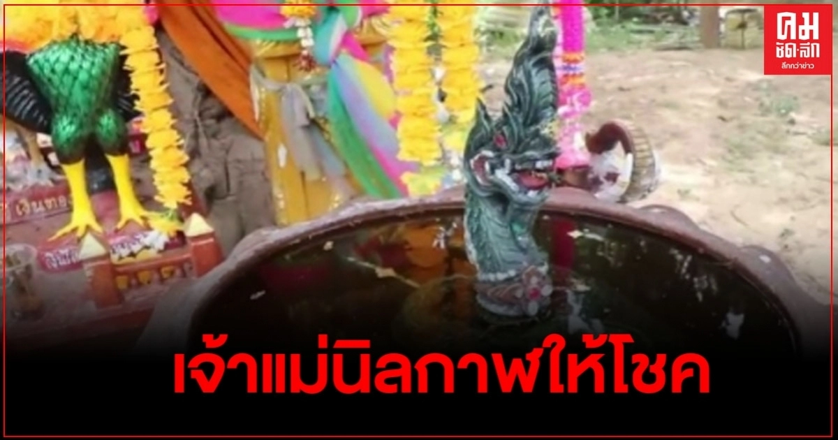 ไม่เชื่ออย่าลบหลู่เจ้าแม่นิลกาฬให้โชค หลังมีชาวบ้านนำรูปปั้นพญามาทิ้งไว้โคนต้นโพธิ์ ไม่เชื่ออย่าลบหลู่เจ้าแม่นิลกาฬให้โชค หลังมีชาวบ้านนำรูปปั้นพญามาทิ้งไว้โคนต้นโพธิ์