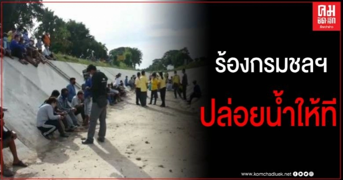 ชาวนาระทมขาดน้ำทำนา ไม่แห่นางแมว แต่รวมตัวเรียกร้องชลประทาน ชาวนาระทมขาดน้ำทำนา ไม่แห่นางแมว แต่รวมตัวเรียกร้องชลประทาน
