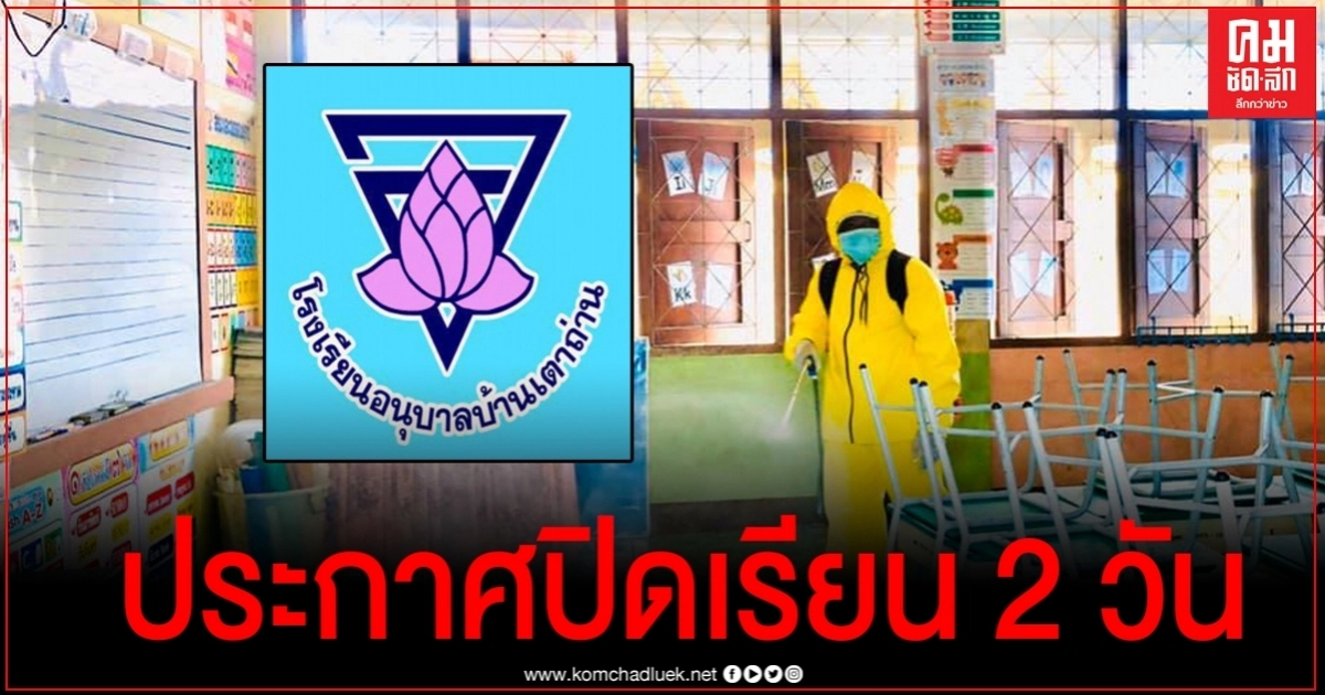 โรงเรียนอนุบาลเตาถ่าน สัตหีบ ประกาศปิดเรียนด่วน พบผู้ปกครองทำงานที่ห้างทหารติดเชื้อโควิดไปเดิน โรงเรียนอนุบาลเตาถ่าน สัตหีบ ประกาศปิดเรียนด่วน พบผู้ปกครองทำงานที่ห้างทหารติดเชื้อโควิดไปเดิน