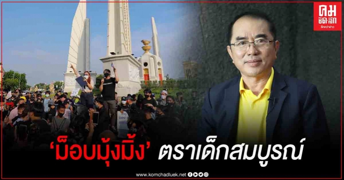 "หมอวรงค์" ชี้ "ม็อบมุ้งมิ้ง" ไม่บริสุทธิ์ มีนักการเมืองหนุนหลัง โยงต่างชาติ ชักศึกเข้าบ้าน