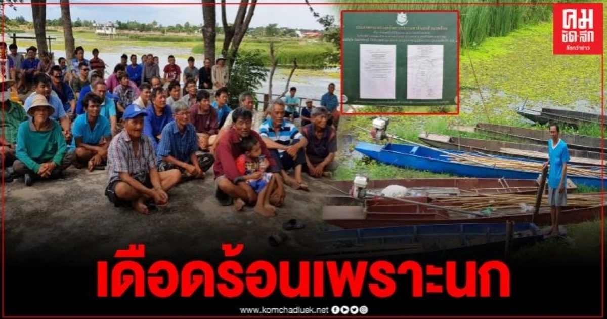 ชาวบ้านเดือดร้อน วอนทบทวนคำสั่ง "เขตห้ามล่าบึงละหาน" อ้างวิถีประมงทำนกตกใจ ชาวบ้านเดือดร้อน วอนทบทวนคำสั่ง "เขตห้ามล่าบึงละหาน" อ้างวิถีประมงทำนกตกใจ