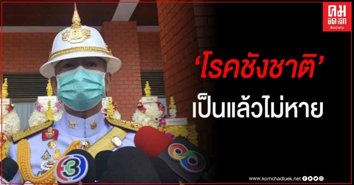 "บิ๊กแดง" สอนรุ่นน้อง โควิด-19 รักษาหาย แต่ที่เป็นแล้วไม่หาย คือ "โรคชังชาติ "