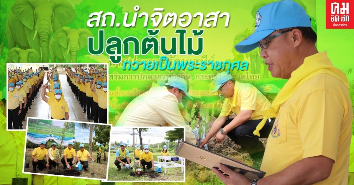 อธิบดี สถ.นำจิตอาสาร่วมปลูกต้นไม้ เพื่อถวายเป็นพระราชกุศล อธิบดี สถ.นำจิตอาสาร่วมปลูกต้นไม้ เพื่อถวายเป็นพระราชกุศล