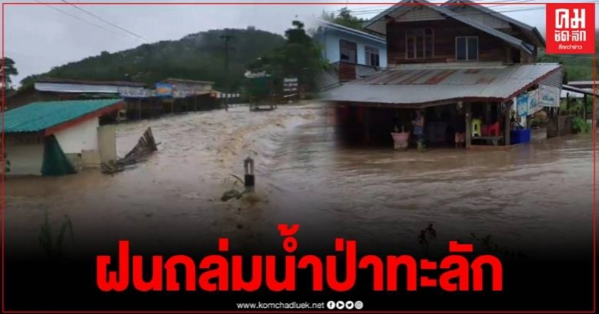 ฝนถล่ม น้ำป่าทะลัก ท่วมบ้านเรือนราษฎร อ.นายูง จ.อุดรฯ หน่วยงานเร่งลงพื้นที่เฝ้าระวัง ฝนถล่ม น้ำป่าทะลัก ท่วมบ้านเรือนราษฎร อ.นายูง จ.อุดรฯ หน่วยงานเร่งลงพื้นที่เฝ้าระวัง