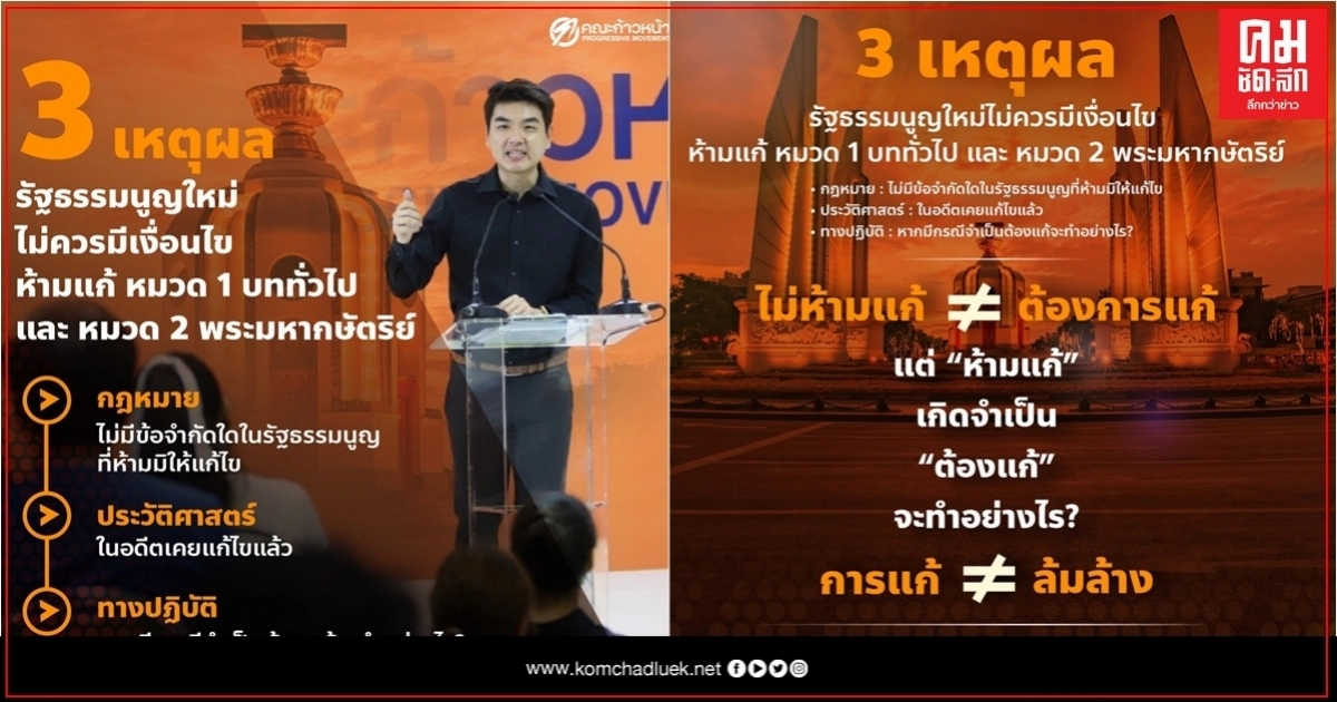 "ปิยบุตร" แนะไม่ควรปิดช่องแก้ รธน.หมวด 1-2 